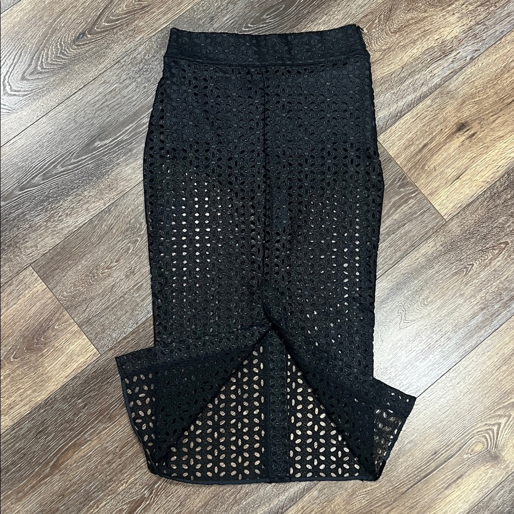 AGENT PROVOCATEUR “DEBORAH” Beautiful Skirt in Black W/ Front & Back Slit 🖤 - Picture 5 of 10
